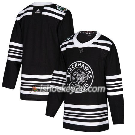 Mænd NHL Chicago Blackhawks Trøje Blank 2019 Winter Classic Adidas Sort Authentic